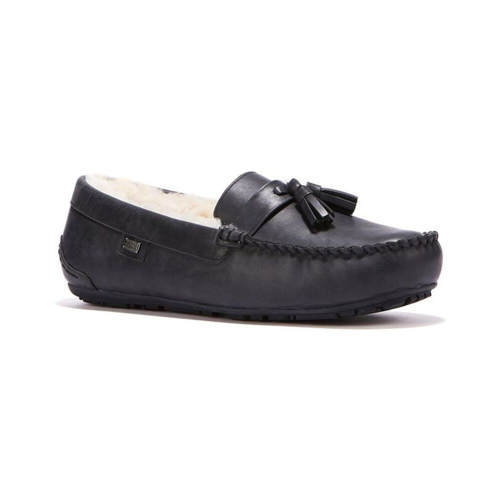 Australia Luxe Collective Sheepskin Slipper, Black